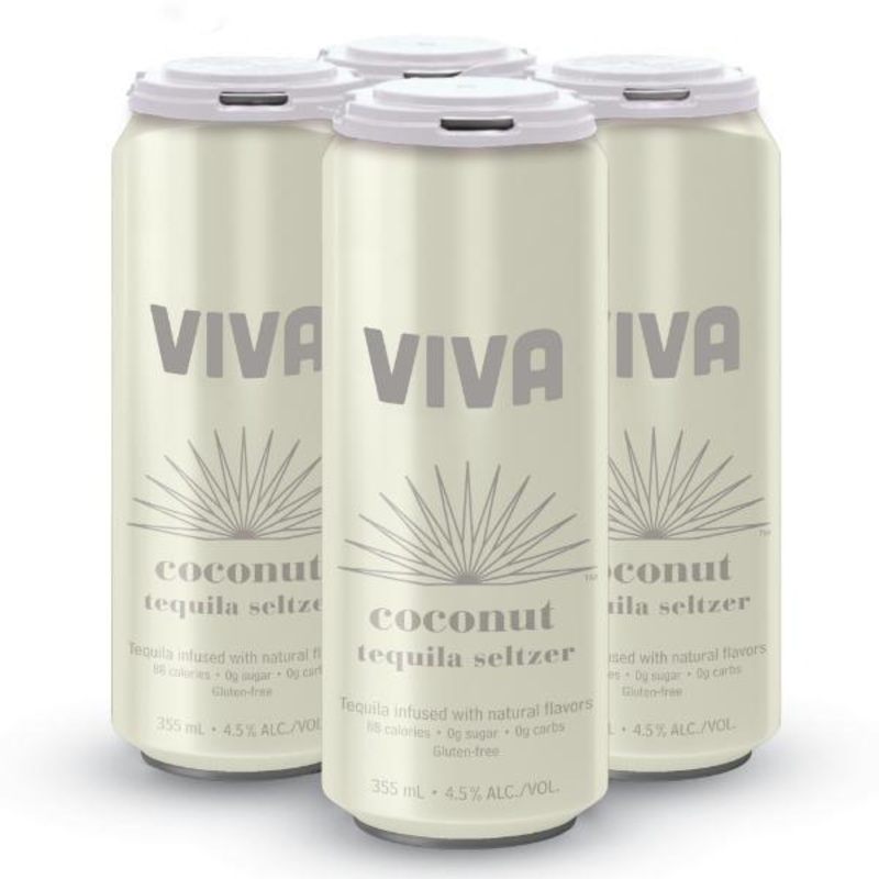 Seltzer Viva Tequila 4pk Coconut 200275