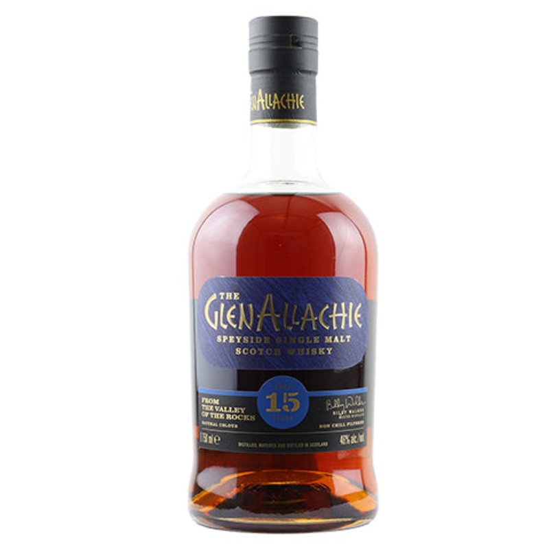 The GlenAllachie 15-Year Speyside Single Malt Scotch Whisky 750ML BTL