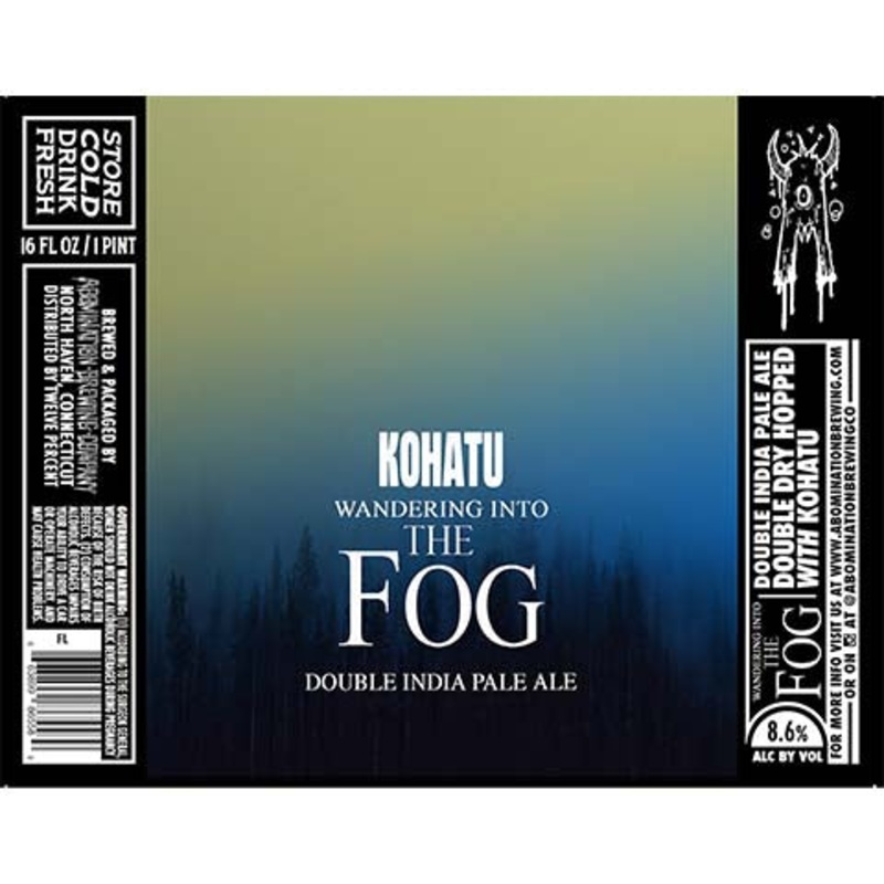 Abomination Wandering Into the Fog DIPA (Kohatu) 16OZ SINGLE CAN
