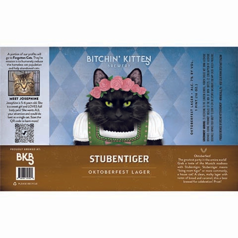 Bitchin’ Kitten Stubentiger Oktoberfest Lager 16OZ SINGLE CAN