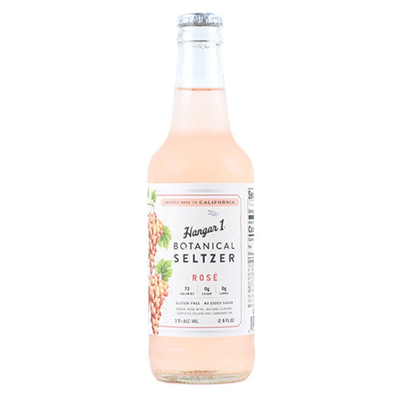 Hangar 1 Rose Botanical Seltzer 12.6OZ SINGLE BTL