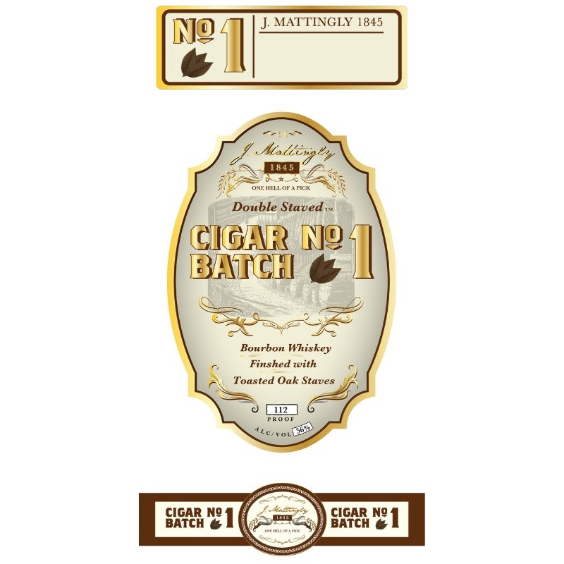 J. Mattingly Cigar Batch No. 1 Bourbon Whiskey Double Staved