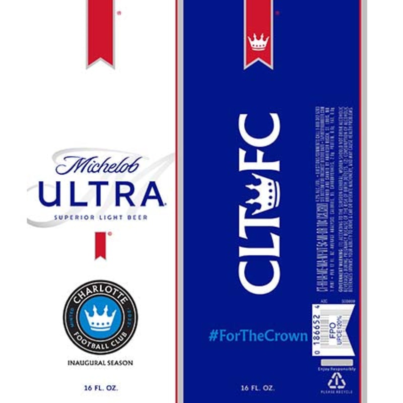 Michaelob Ultra Charlotte Football Club 16OZ SINGLE CAN