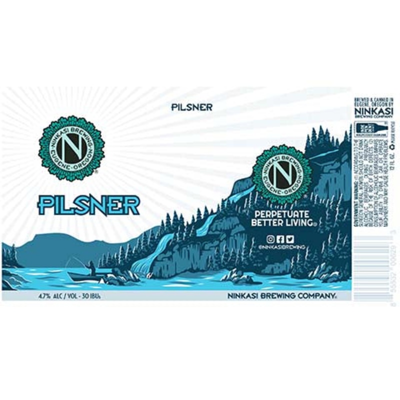 Ninkasi Perpetuate Better Living Pilsner 12OZ SINGLE CAN