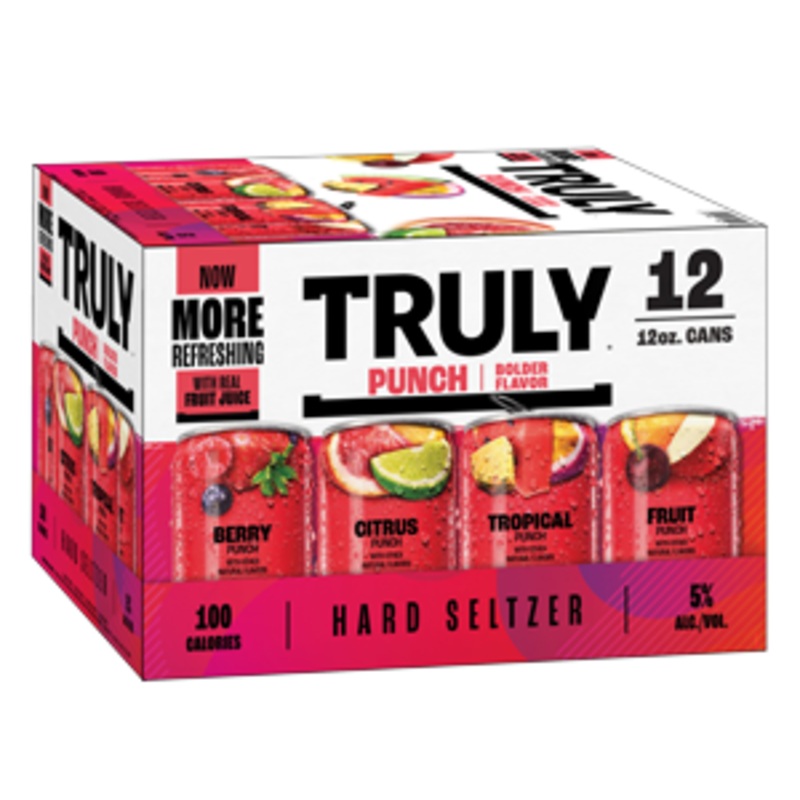 TRULY Hard Seltzer Punch Variety Pack (24 – 12oz Cans, 12 Pack) 24 – 12oz Cans, 12 Pack