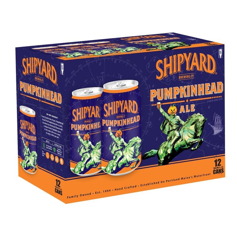 Beer Shipyard Can 12pk Pumpkinhead