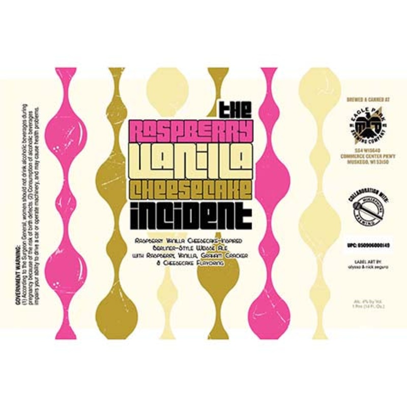 Eagle Park The Raspberry Vanilla Cheesecake Incident Weisse Ale 16OZ SINGLE CAN