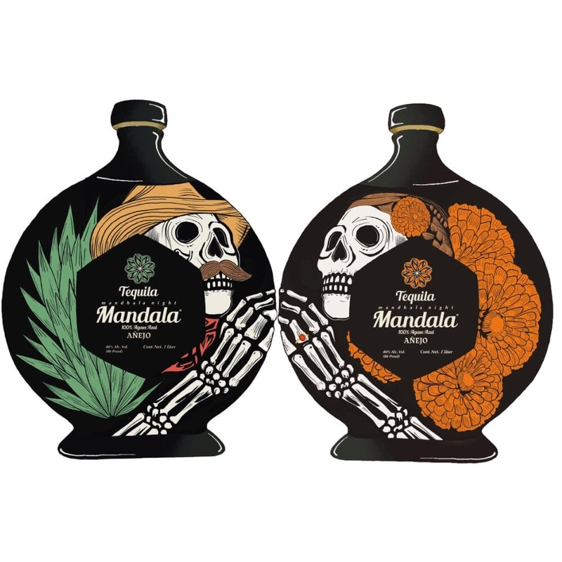 Mandala Tequila Anejo Dia De Los Muertos “Life After Death” Bundle