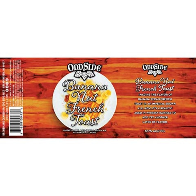 Odd Side Ales Banana Nut French Toast Imperial Brown Ale 12OZ SINGLE CAN