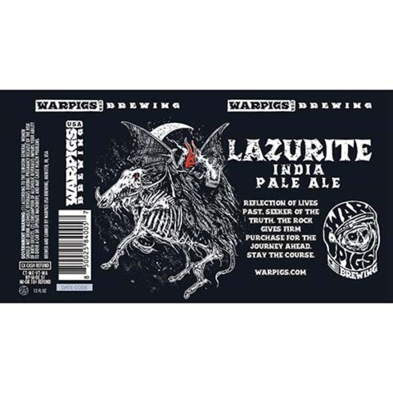 Warpigs Lazurite IPA 12OZ SINGLE CAN