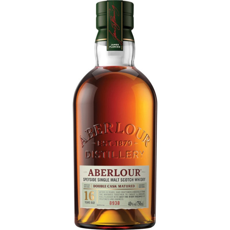 ABERLOUR SINGLE MALT SCOTCH DOUBLE CASK MATURED 16 YR 80 750ML 750ML