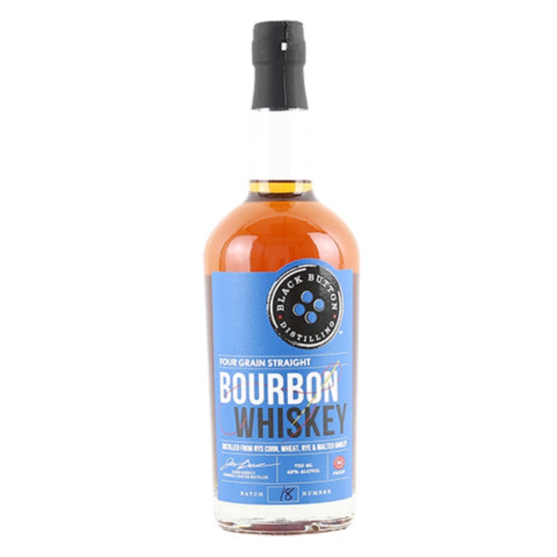 Black Button Four Grain Straight Bourbon Whiskey 750ML BTL