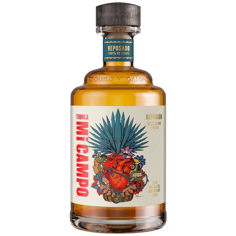 MI CAMPO TEQUILA REPOSADO 80 750ML 750ML