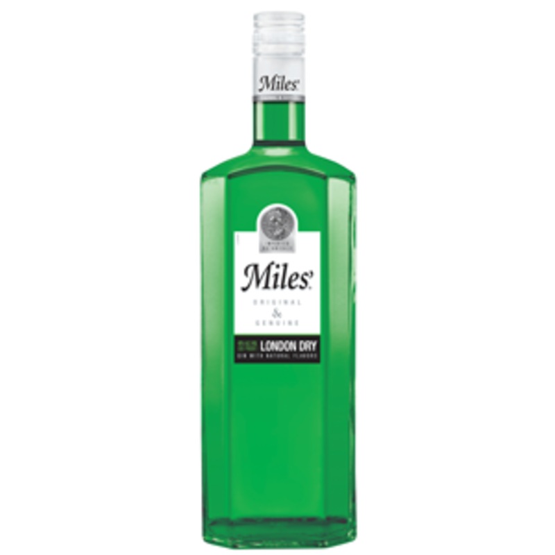Miles London Dry Gin 1 Liter Bottle