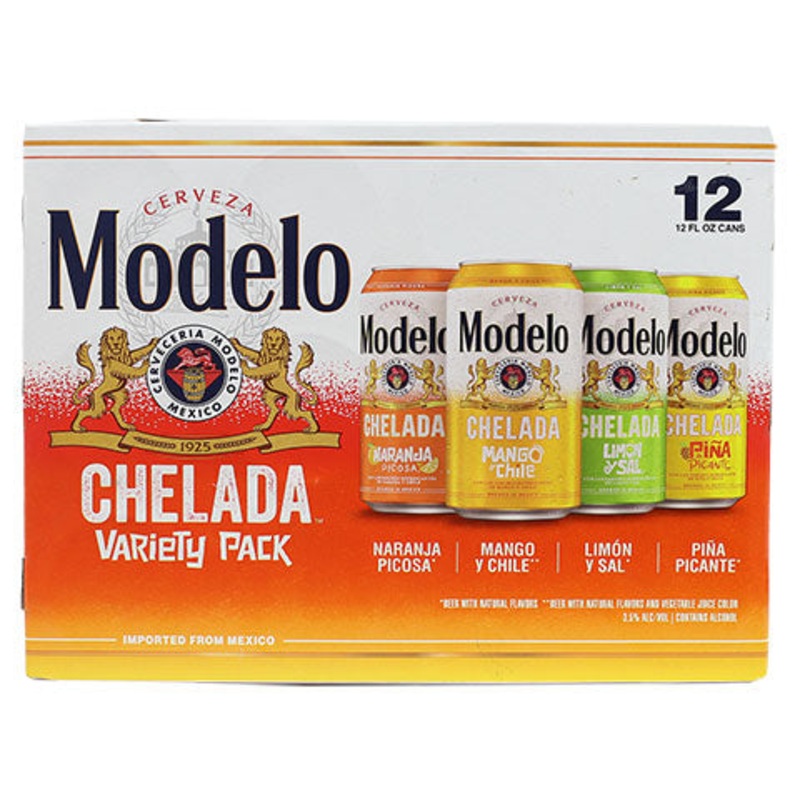 Modelo Chelada Variety 12-Pack 12PK 12OZ CAN
