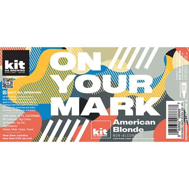 On Your Mark American Blonde (Non-Alcoholic) 12OZ SINGLE CAN