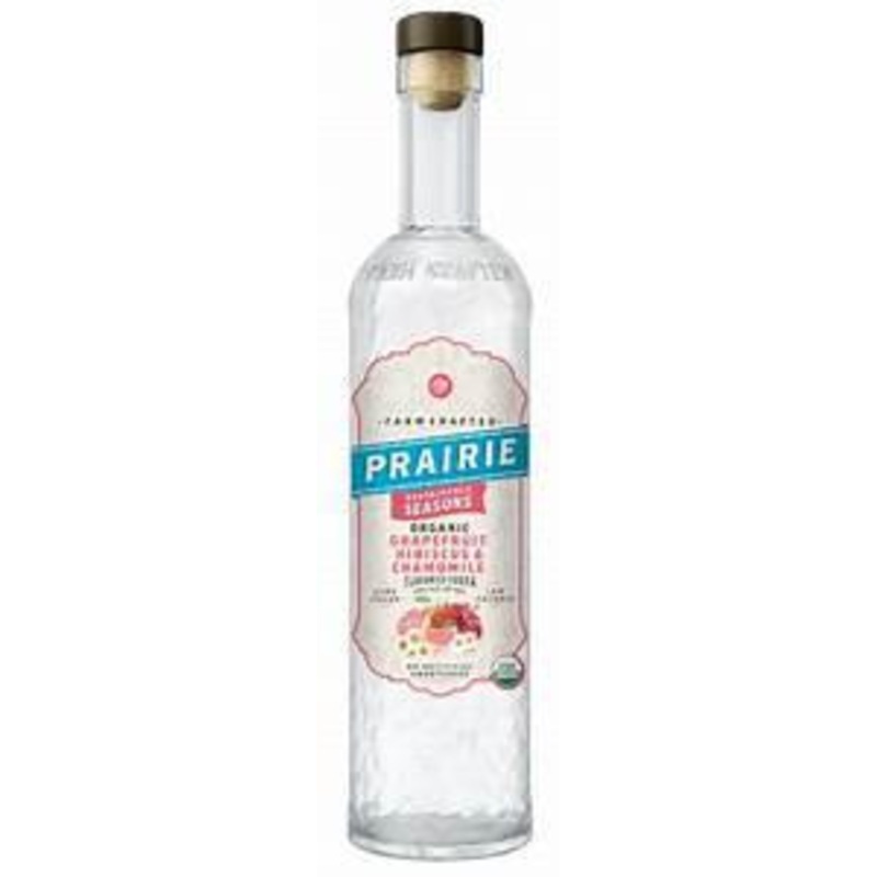 Vodka Prairie 750ml Sust. Seas. Grapefruit, Hibiscus & Camomile