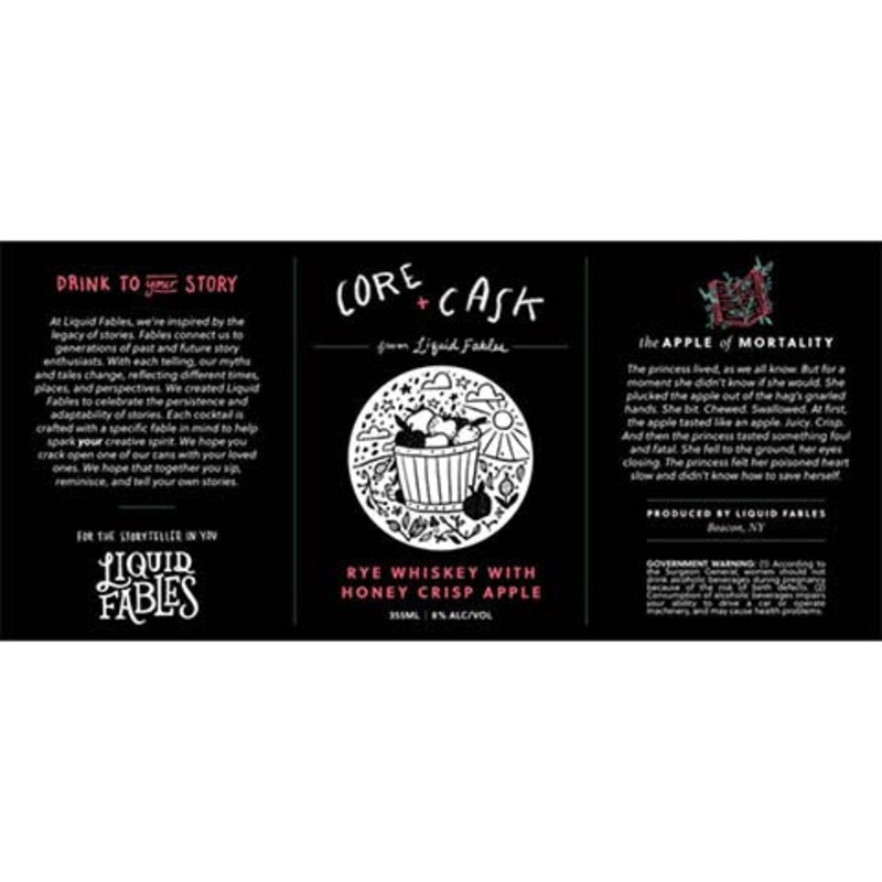 Core + Cask Liquid Fables Rye Whiskey 355ML BTL