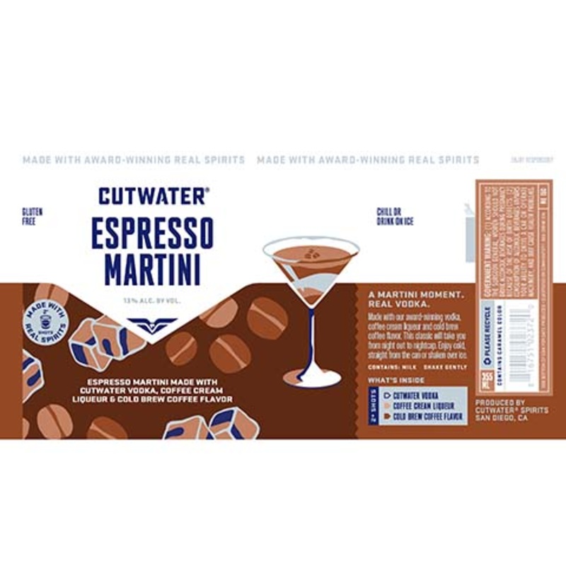Cutwater Espresso Martini 12OZ CAN