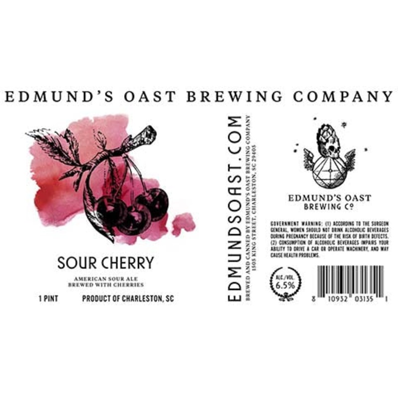 Edmund’s Oast Sour Cherry Sour Ale 16OZ SINGLE CAN