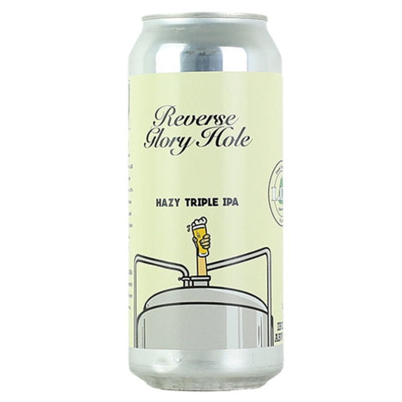 Local Craft Beer Reverse Glory Hole Triple IPA 16OZ SINGLE CAN