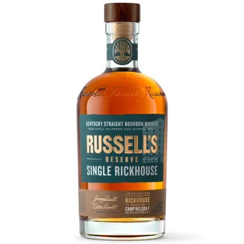 Russell’s Reserve Single Rickhouse Camp Nelson F Bourbon Whiskey 2023