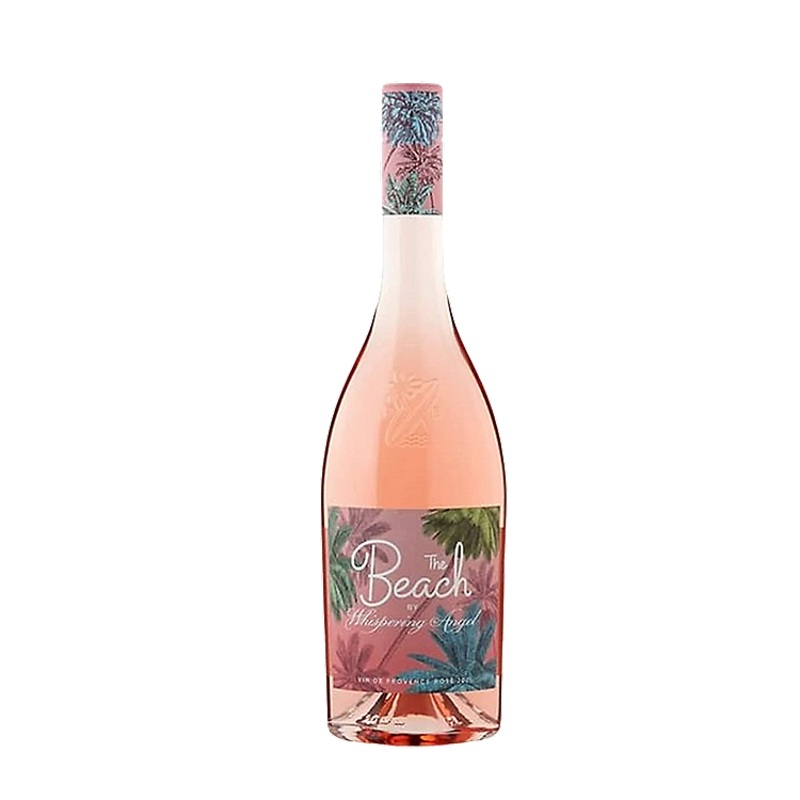 THE BEACH BY WHISPERING ANGEL COTEAUX D’AIX EN PROVENCE ROSE 2022 750ML 750ML