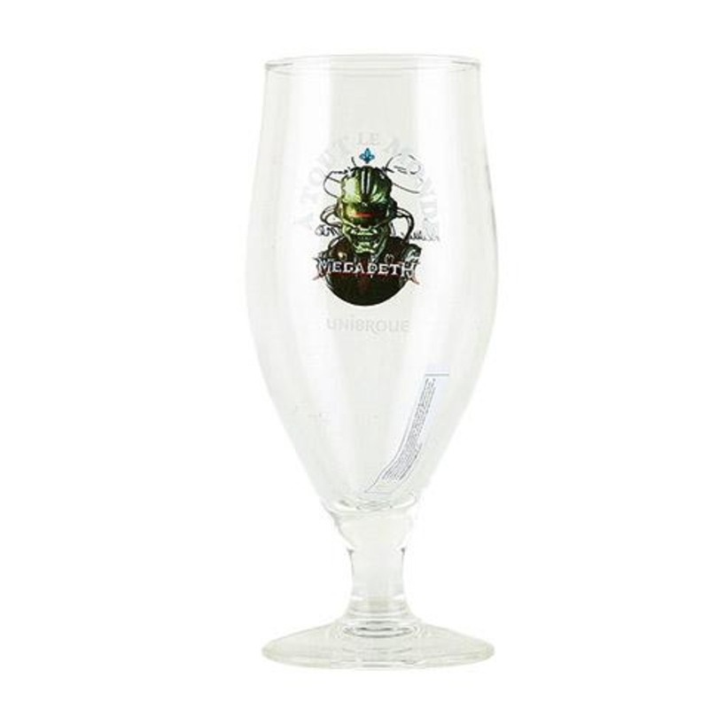 Unibroue Tout Le Monde Megadeth 12.75OZ Glass 1 Piece