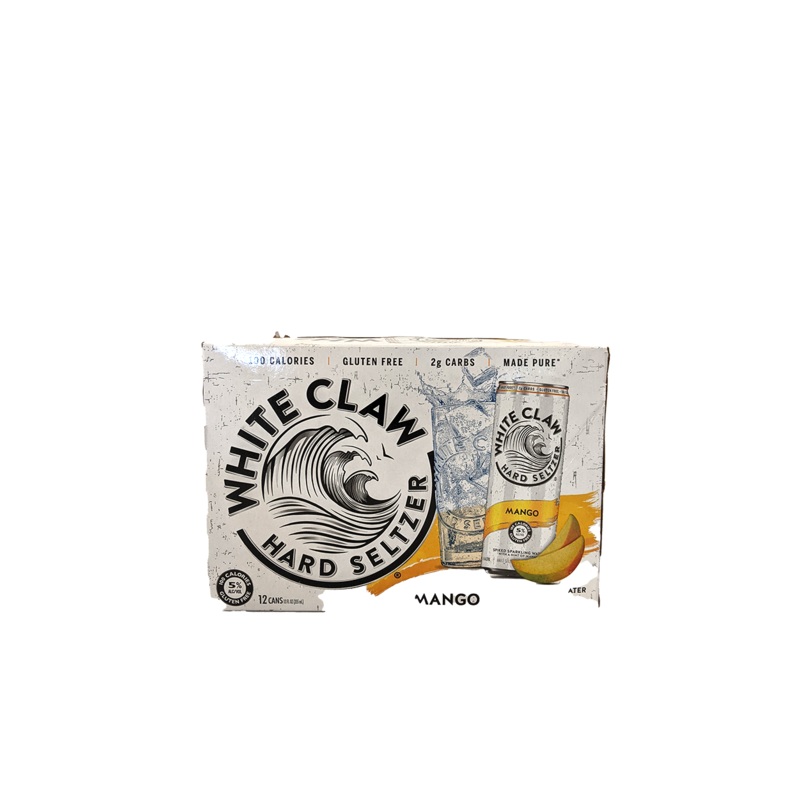 White Claw Mango Hard Seltzer 12 Pack Cans