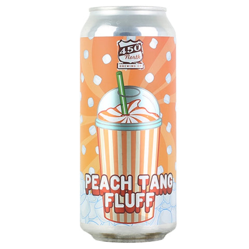 450 North Peach Tang Fluff Slushmallow Sour Ale 16OZ SINGLE CAN