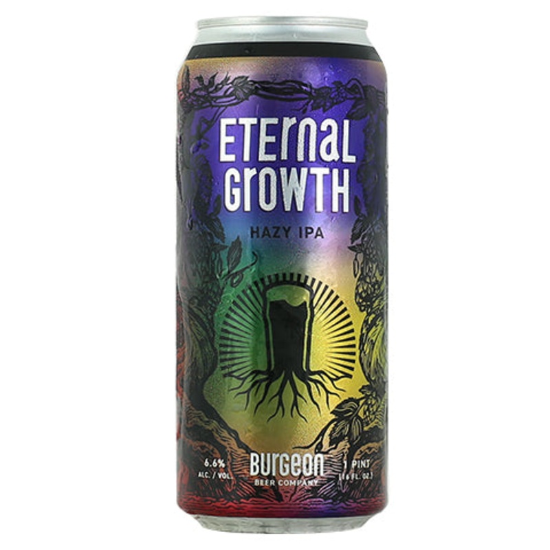 Burgeon/Ghost Town Eternal Growth Hazy IPA 16OZ SINGLE CAN