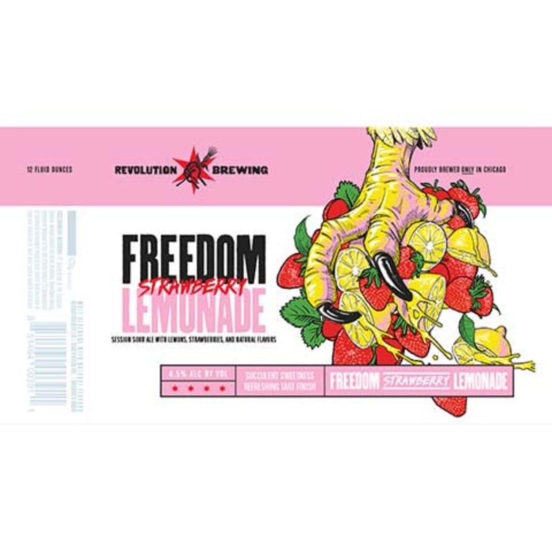 Revolution Freedom Strawberry Lemonade 12OZ SINGLE CAN