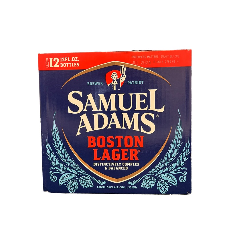 Samuel Adams Boston Lager 12 Pack Bottles