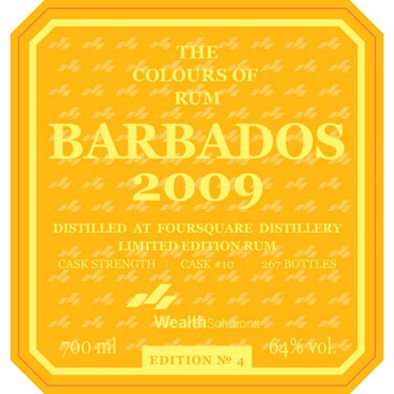 The Colours of Rum Barbados 2009 700ML BTL