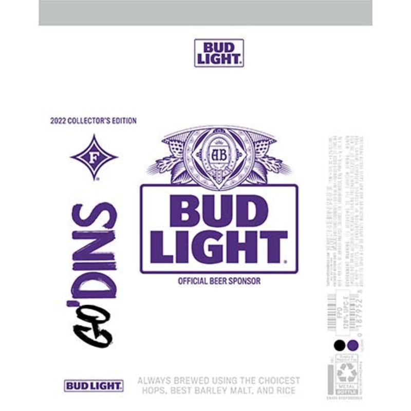 Bud Light Go’Dins 12OZ SINGLE BTL
