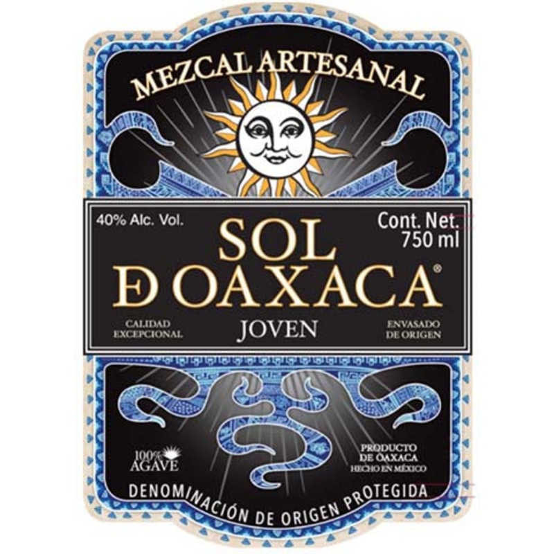 Sol De Oaxaca Mezcal Joven 750ML BTL