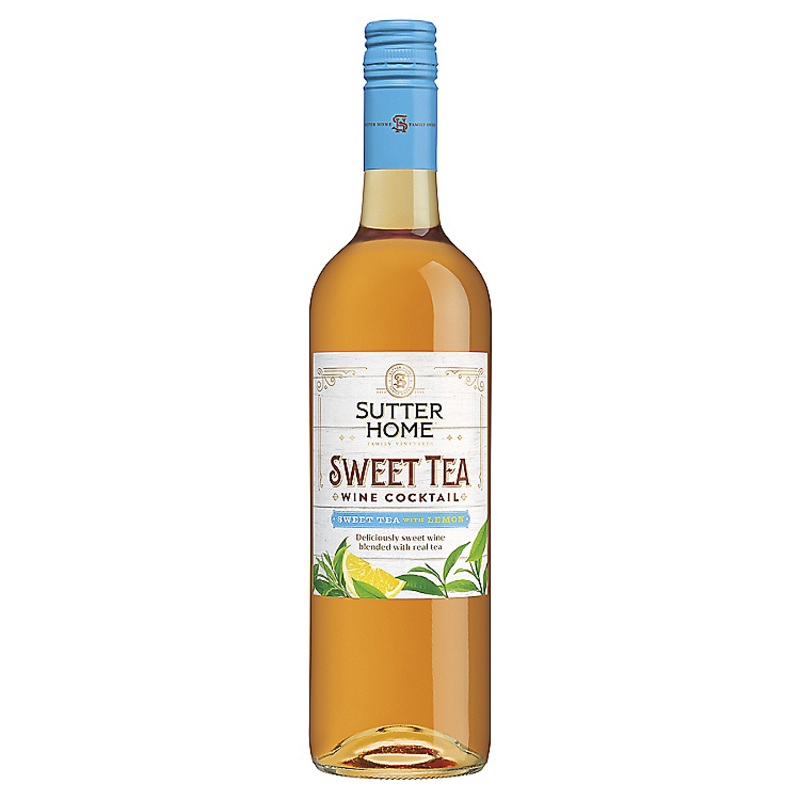 SUTTER HOME SWEET TEA WINE COCKTAIL SWEET TEA WITH LEMON 750ML 750ML