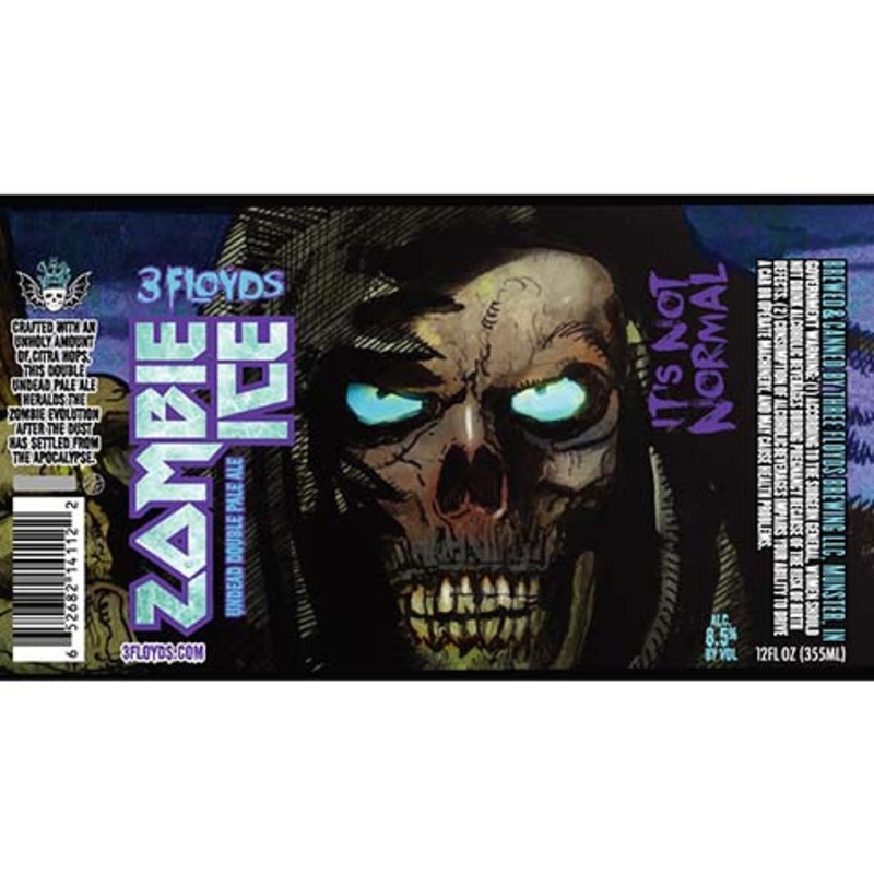 Three Floyds Zombie Ice Undead Double Pale Ale 12OZ SINGLE CAN