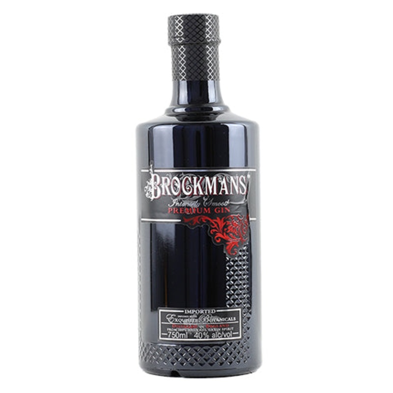 Brockmans Premium Gin with Martini Glass Gift Set 750ML BTL