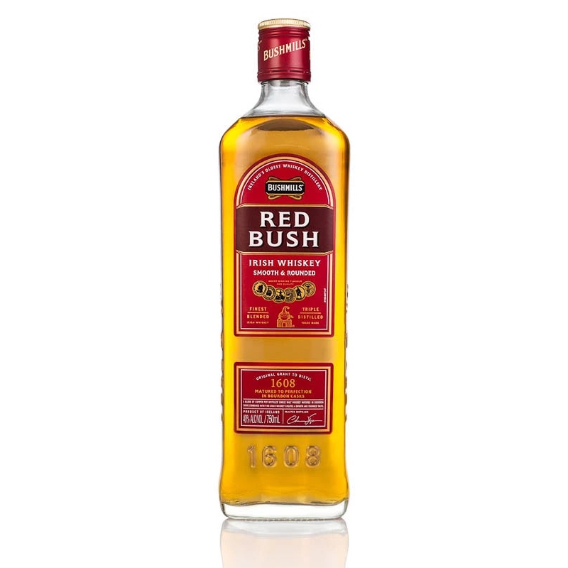 BUSHMILLS RED BUSH IRISH WHISKEY 750ML @ Lethbridge [1003132] 750 ml