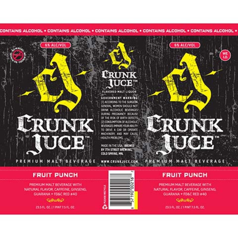Crunk Juce Fruit Punch 23.5OZ SINGLE CAN