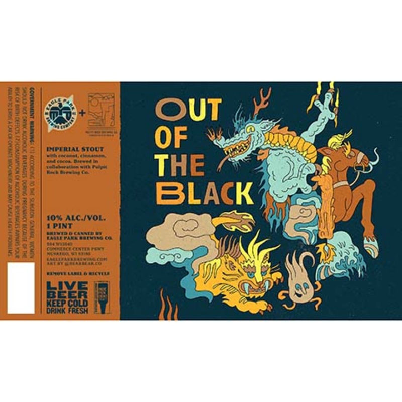 Eagle Park Out Of The Black Imperial Stout 16OZ SINGLE CAN