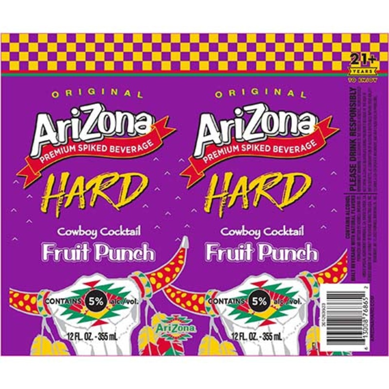 Hornell Arizona Hard Fruit Punch 12OZ SINGLE CAN