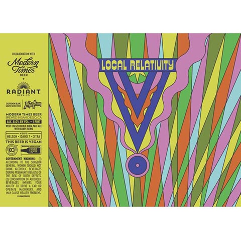 Modern Times Local Relativity West Coast DIPA 16OZ SINGLE CAN