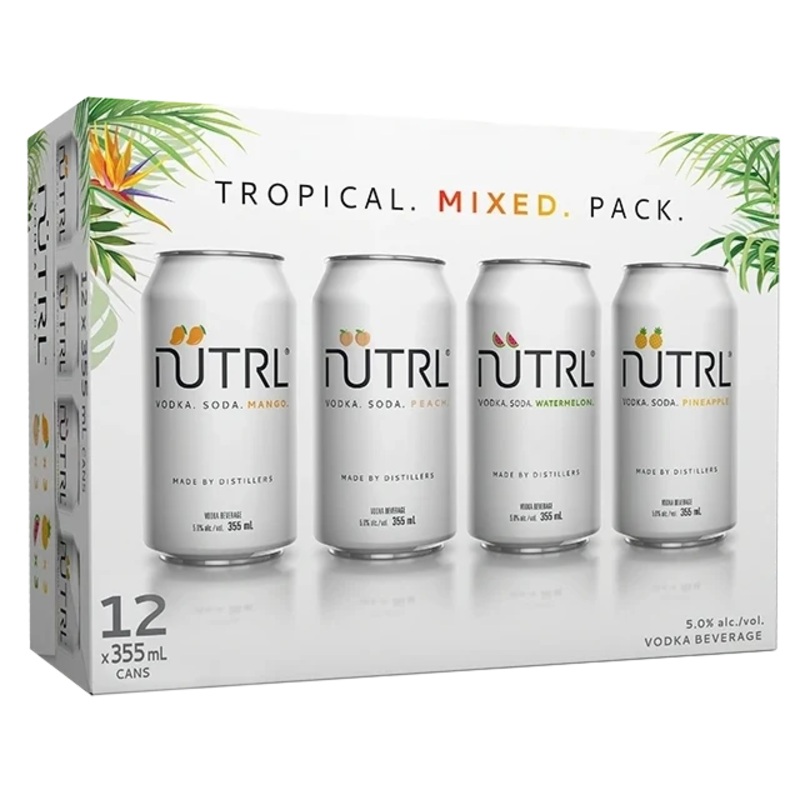 NUTRL VODKA SODA TROPICAL MIXER 355ML 12PK CAN @ Kelowna [1039704] 4260 ml