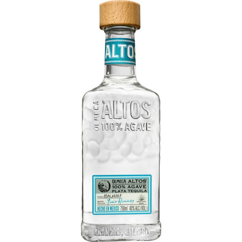 OLMECA ALTOS TEQUILA PLATA 80 W/ POWELL & MAHONEY MARGARITA MIX 750ML 750ML
