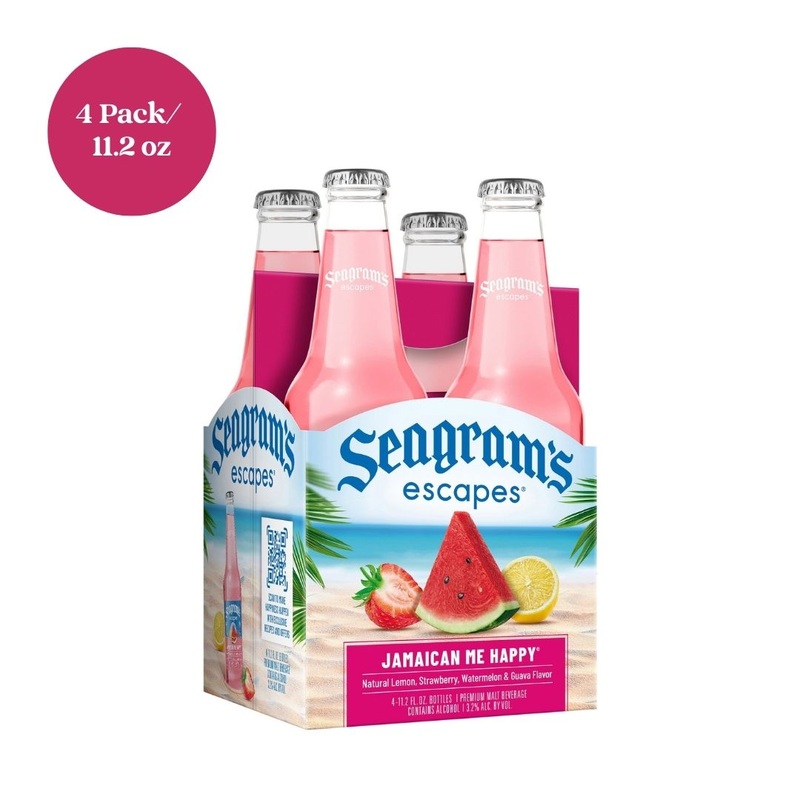 Seagrams Escapes Jamaican Me Happy Flavored Malt Beverage 4pk 11.2 fl oz