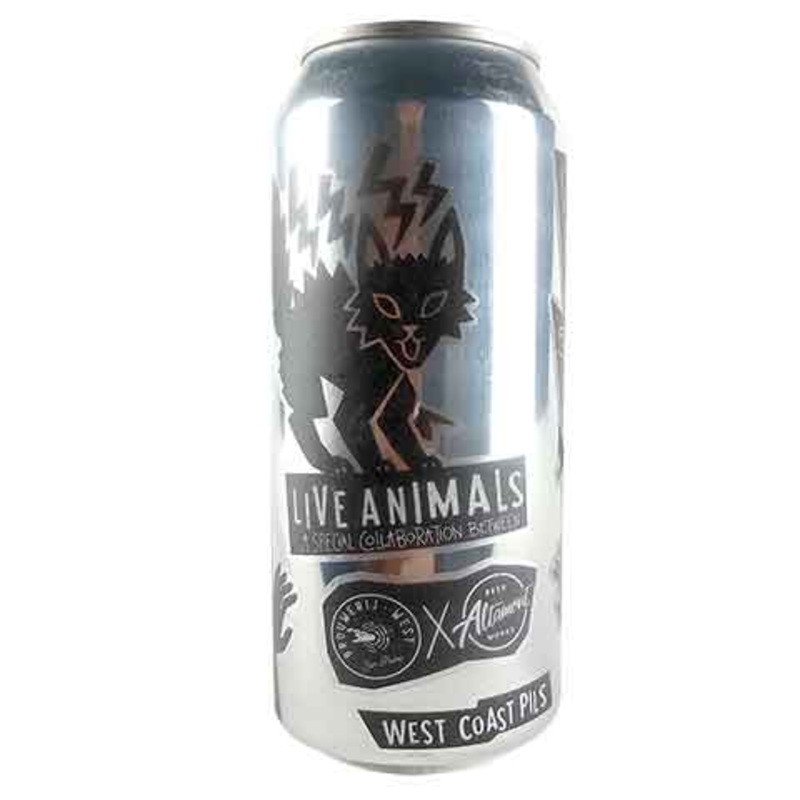 Brouwerij West Live Animals Pilsner 16OZ SINGLE CAN
