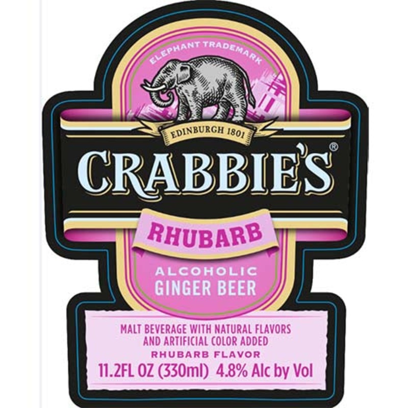 Crabbie’s Rhubarb Ginger Beer 330ML BTL