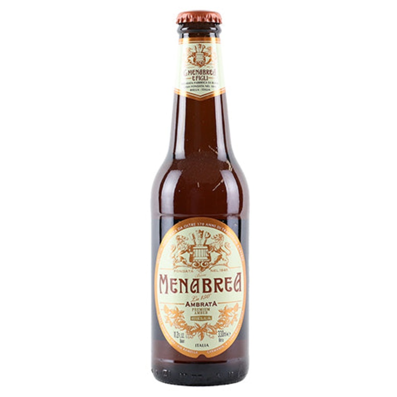 Menabrea 150 Ambrata Amber Lager 330ML BTL